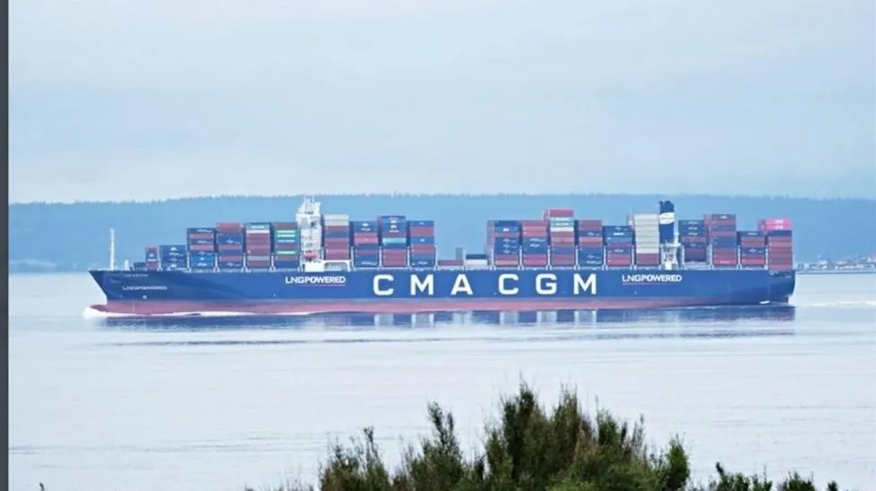 האנייה CMA CGM SYMI. תמונת ארכיון