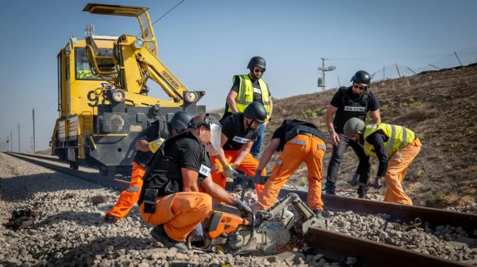 עבודות לשיקום המסילה בנגב המערבי