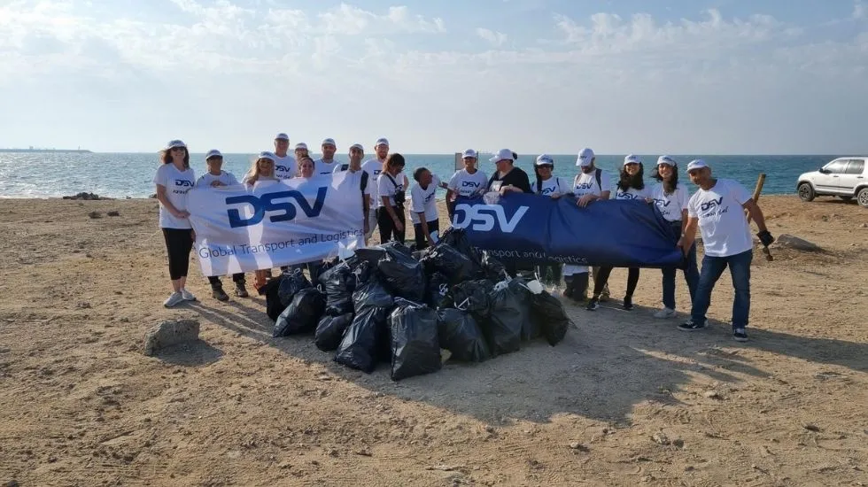 עובדי DSV ישראל ביום הניקיון הבינלאומי. נרתמים