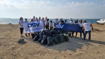 עובדי DSV ישראל ביום הניקיון הבינלאומי. נרתמים