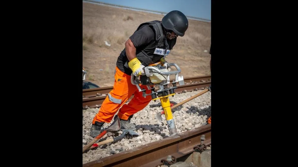 עבודות לשיקום המסילה בנגב המערבי