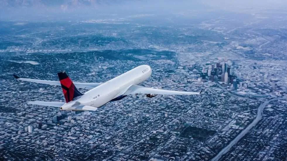 מטוס איירבוס A330 של דלתא. מחדשת הפעילות בישראל