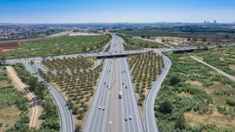 הדמייה של חיבור כביש 22 לכביש 6 ב אדיבות טוטם